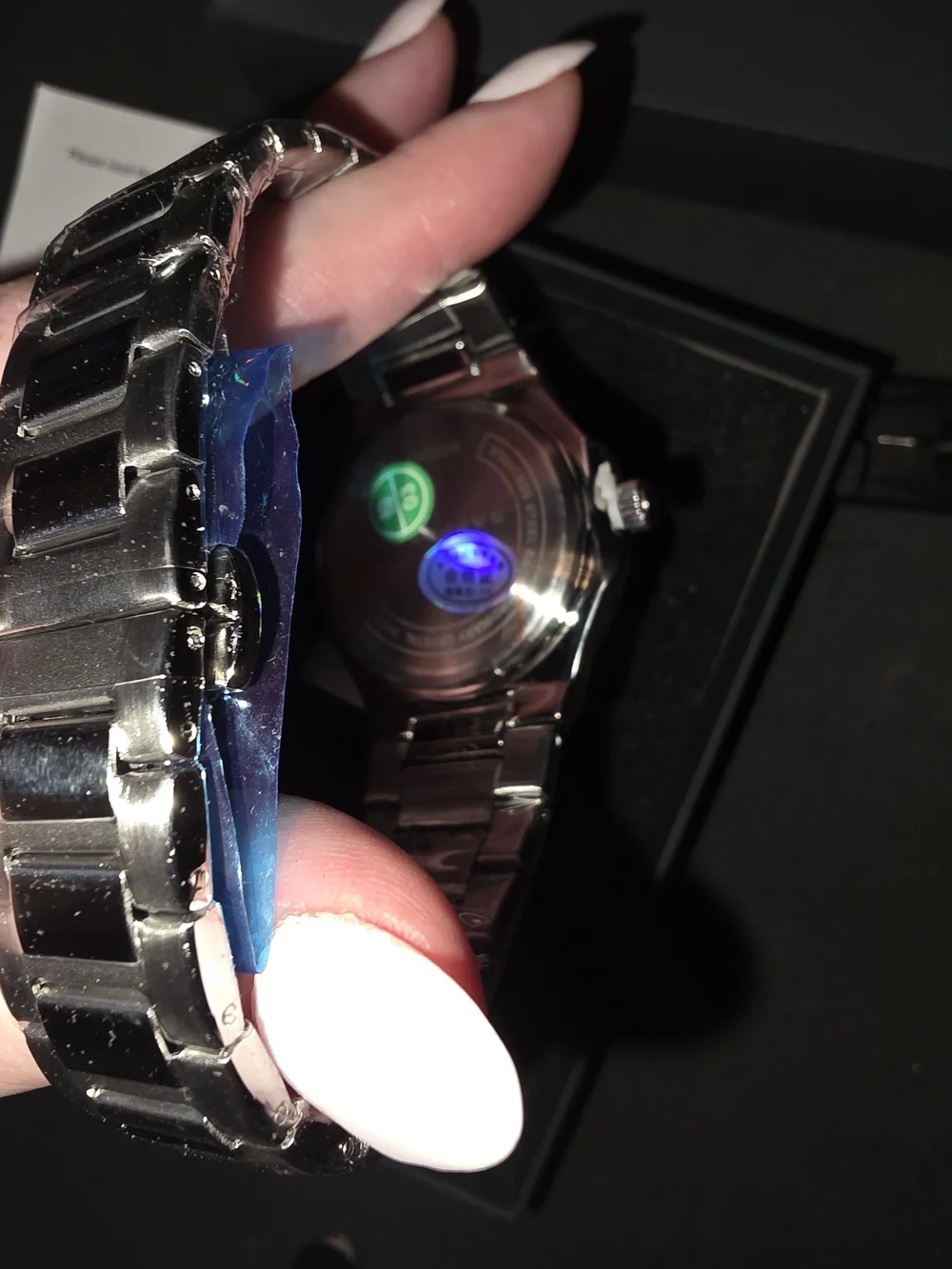 Men’s Stainless Steel Watch in Blue